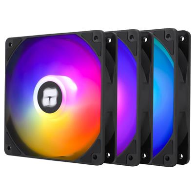 Thermalright TL-C12C-S X3 CPU Fan 120mm ARGB Case Cooler Fan, 4pin PWM Silent Computer with S-FDB Bearing Included, up to 1550RPM Cooling Fan (3 Quantities)