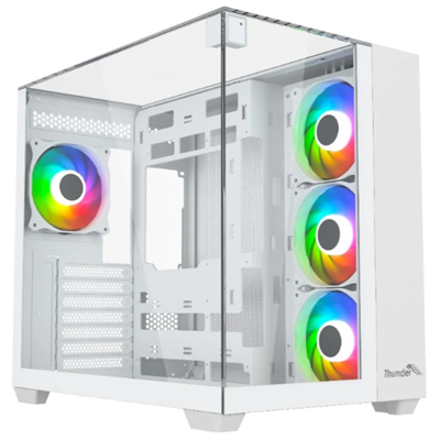 Thunder Battle Station TGC-666 ATX Gaming Case - White