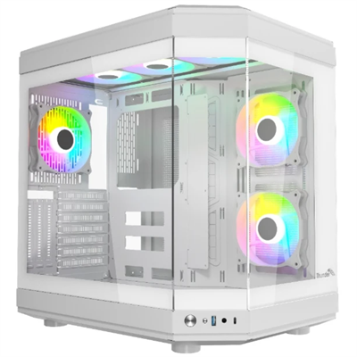 Thunder Carbon TGC-639W ATX Gaming Case - White