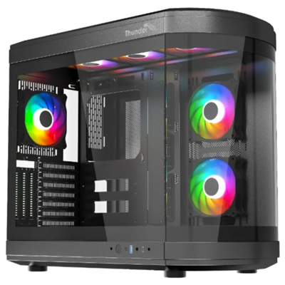 Thunder Rogue TGC-657B Mid-Tower ATX Gaming Case - Black