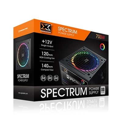 Xigmatek Spectrum 700W 80 Plus White Standard RGB Power Supply Unit