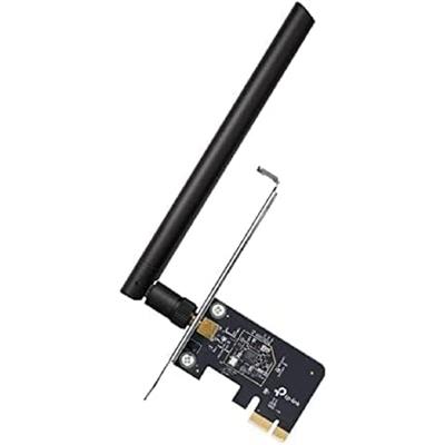 TP-Link Archer T2E PCIe WiFi Card AC600 for Desktop PC, Dual Band Wireless Internal Network Card High-Gain Antenna, MU-MIMO, WPA3, Low Profile, Supports Windows 10/11