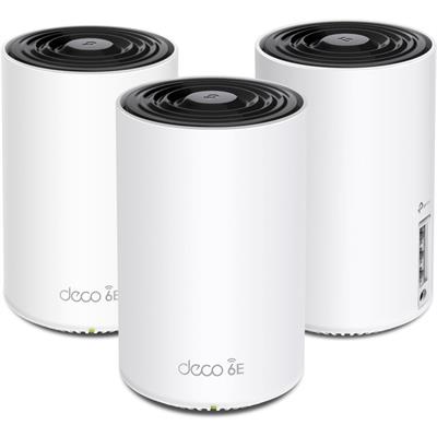 TP-Link Deco XE75 AXE5400 Tri-Band WiFi 6E Mesh System – Wi-Fi up to 7200 Sq.Ft, Engadget Rated Best Mesh For Most People, Replaces WiFi Router and Extender, AI-Driven Mesh New 6GHz Band - 3-Pack