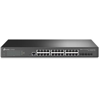 TP-Link TL-SG3428X JetStream 24-Port Gigabit L2+ Managed Switch with 4 10GE SFP+ Slots