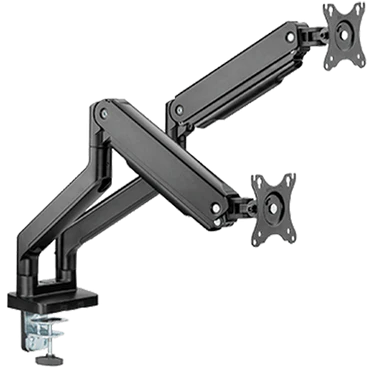 Twisted Minds Dual Heavy Duty Spring Assisted Monitor Arm USB Port