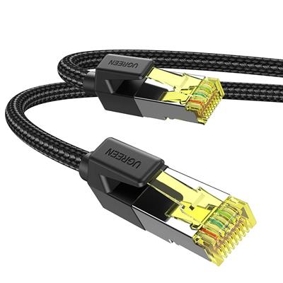 Ugreen Cat 7 Pure Copper Ethernet Cable Braided - 15m (Black)