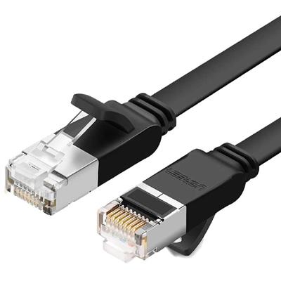 Ugreen Cat 6 U/UTP Ethernet Lan Cable with Gold-Plated Conductor, 8-Core Twisted-Pair & Data Transmission Upto 1000MBPS - Black (3M)