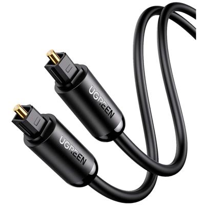 Ugreen Optical Audio Cable Fiber Audio Digital Toslink Cable for Home Theater, Sound Bar, TV, PS4, Xbox, Blu-Ray Players and More (2M)