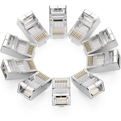 Ugreen RJ45 CAT6 Shield Connector Plug 10-Piece Set