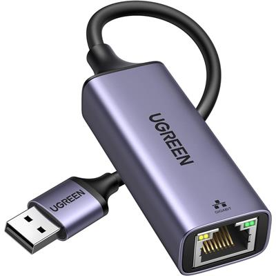 Ugreen USB 3.0 to Ethernet Adapter Gigabit Network Adapter Compatible with Nintendo Switch, Windows, MacOS, Linux, and More