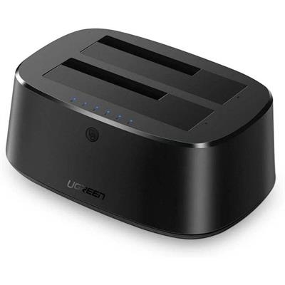 Ugreen USB 3.0 to SATA Dual-Bay Hard Drive Duplicator/Cloner Docking Station (EU)