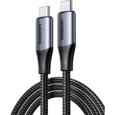Ugreen USB-C to USB-C 3.2 Gen 2 Cable, 4K Video Monitor Display USB C Cable 10Gbps Data Transfer, 240W PD Fast Charging for iPhone 16/15, Samsung Galaxy S24/S23, MacBook Pro, iPad Pro, Dell XPS, 1M