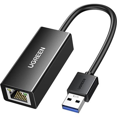 Ugreen USB to Ethernet Adapter, 1000Mbps Plug and Play Ethernet Adapter with USB 3.0, Driver Free, RJ45 LAN Network Dongle Compatible with Nintendo Switch, Laptop, PC, MacBook, Windows, macOS, Linux
