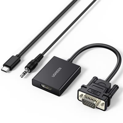 Ugreen VGA to HDMI Adapter (VGA Male to HDMI Female Converter)