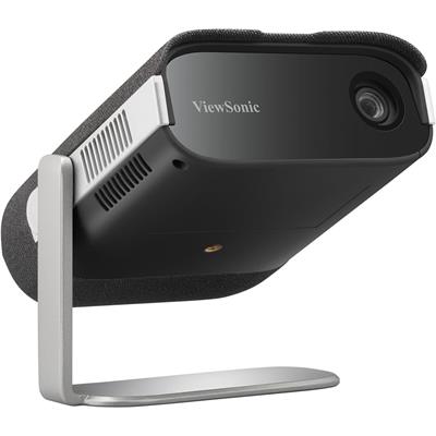 ViewSonic M1X Portable LED Projector with Smart Stand, Harman Kardon Speakers, Built-In Battery, H/V Keystone, 4 Corner Adjustment, Bluetooth, Wi-Fi, USB-C, Powered USB A