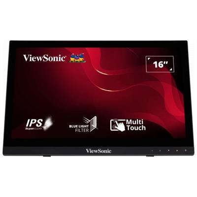 ViewSonic TD1630-3 - 60Hz 768p HD TN 16" 10-Point Touch Screen Monitor