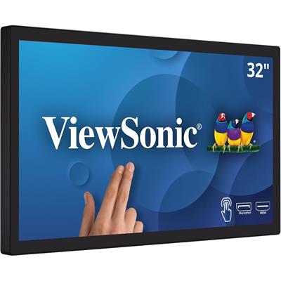 ViewSonic TD3207 32 Inch 1080p 10-Point Multi Touch Screen Monitor with HDMI, USB Type B, and DisplayPort Inputs, VA Panel