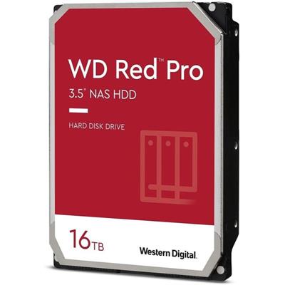 Western Digital WD Red Pro 16TB NAS Internal Hard Drive HDD - 7200 RPM, SATA 6 Gb/s, CMR, 512 MB Cache, 3.5"