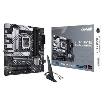 Asus Prime B660M-A Wifi D4 Intel 12th Gen microATX Motherboard