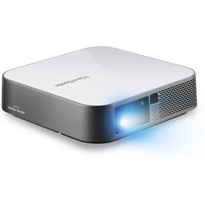 ViewSonic M2e Full HD 1080p Smart Portable LED Projector with Harman Kardon Speakers