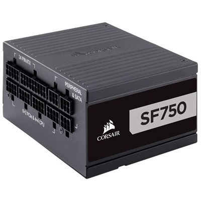 Corsair SF Series SF750, 750 Watt, SFX, 80+ Platinum Certified, Fully Modular Power Supply