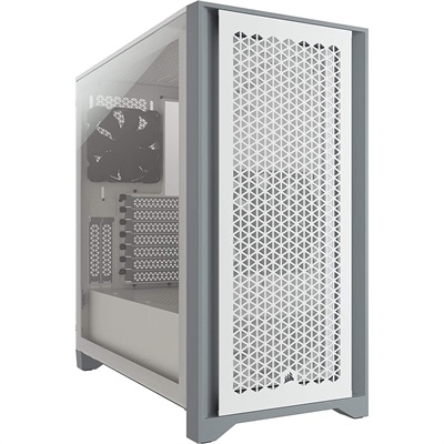 Corsair 4000D Airflow Tempered Glass Mid-Tower ATX Case - White