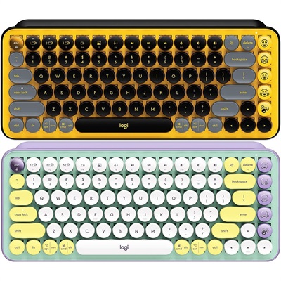 Logitech Pop Keys - Wireless Mechanical Keyboard with Customizable Emoji Keys