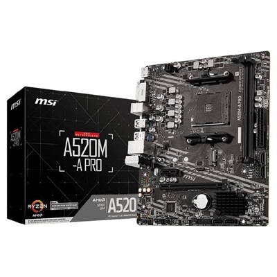 MSI A520M-A PRO AMD AM4 microATX Motherboard