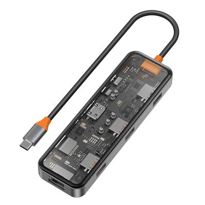 Wiwu Cyber Hub CB008 USB Type-C 8-in-1 Adapter
