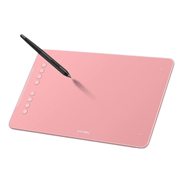 XP-Pen Deco 01 V2 Digial Graphic Drawing Tablet - Pink