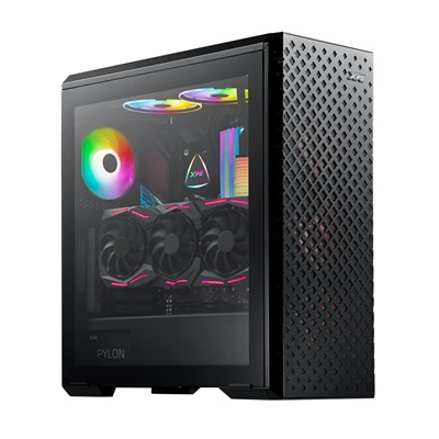XPG DEFENDER Mid-Tower Chassis Gaming Case - Black