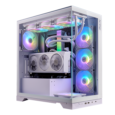 XPG Invader X ARGB Mid-Tower ATX Case - White