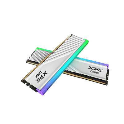 XPG Lancer Blade RGB 32GB (2x16GB) 6000MHz C40 DDR5 DRAM Memory - White