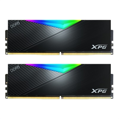 XPG Lancer RGB 32GB (2x16GB) 5200MHz C38 DDR5 DRAM Memory Module - Black