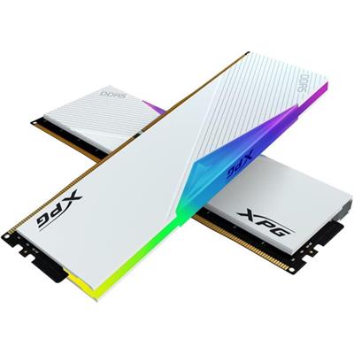 XPG Lancer RGB 32GB (2x16GB) 5200MHz C38 DDR5 DRAM Memory - White
