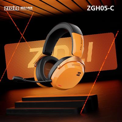 Zidli Magnetic Power ZGH05-C Gaming Headset Wired USB Interface 7.1 - Orange