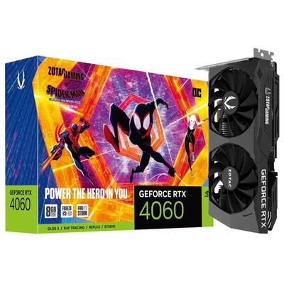 Zotac Gaming GeForce RTX 4060 8GB OC Spider-Man: Across The Spider-Verse Bundle Graphics Card