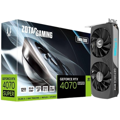 Zotac Gaming GeForce RTX 4070 Super Twin Edge 12GB GDDR6X Graphics Card