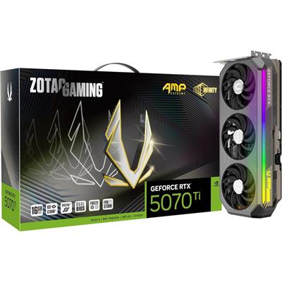 Zotac Gaming GeForce RTX 5070 Ti AMP Extreme Infinity DLSS 4 16GB GDDR7 256-bit 28 Gbps PCIE 5.0 Gaming Graphics Card, IceStorm 3.0 Advanced Cooling, Spectra 2.0 ARGB Lighting