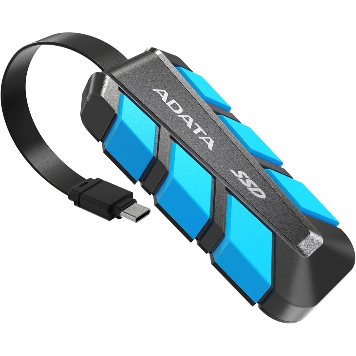 Adata SC740 500GB External Solid State Drive, USB Gen2 USB-C External  Portable SSD up to 1050 MB/s