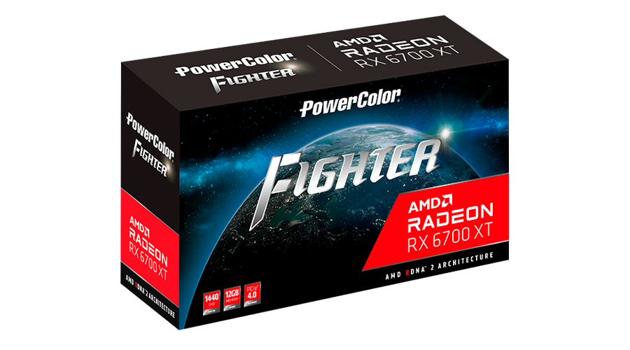 PowerColor Fighter AMD Radeon RX 6700 XT 12GB | Graphics Card | Price ...
