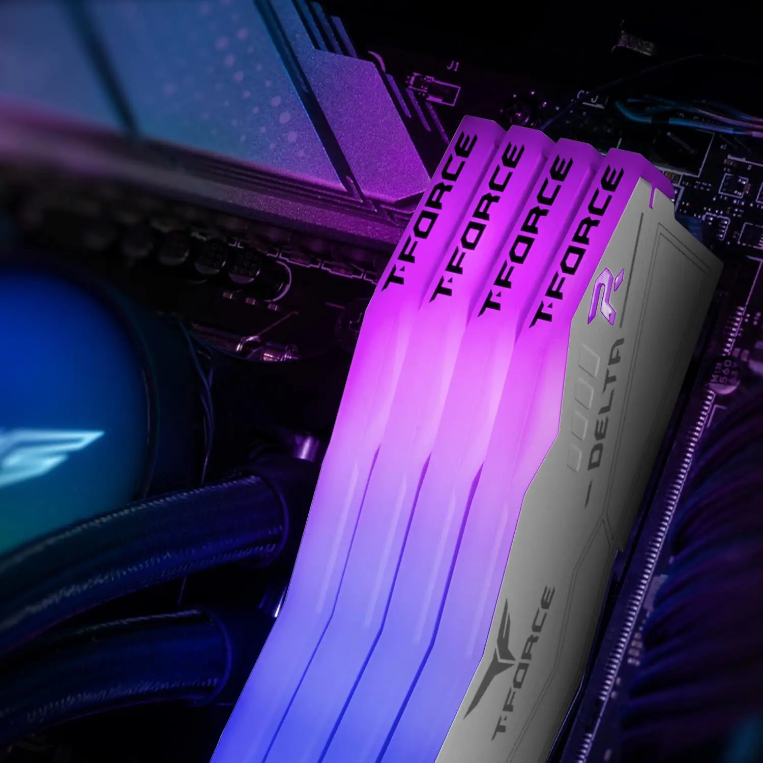 TeamGroup T-Force Delta RGB 16GB (2x8GB) 6000MHz CL38 White | 16GB
