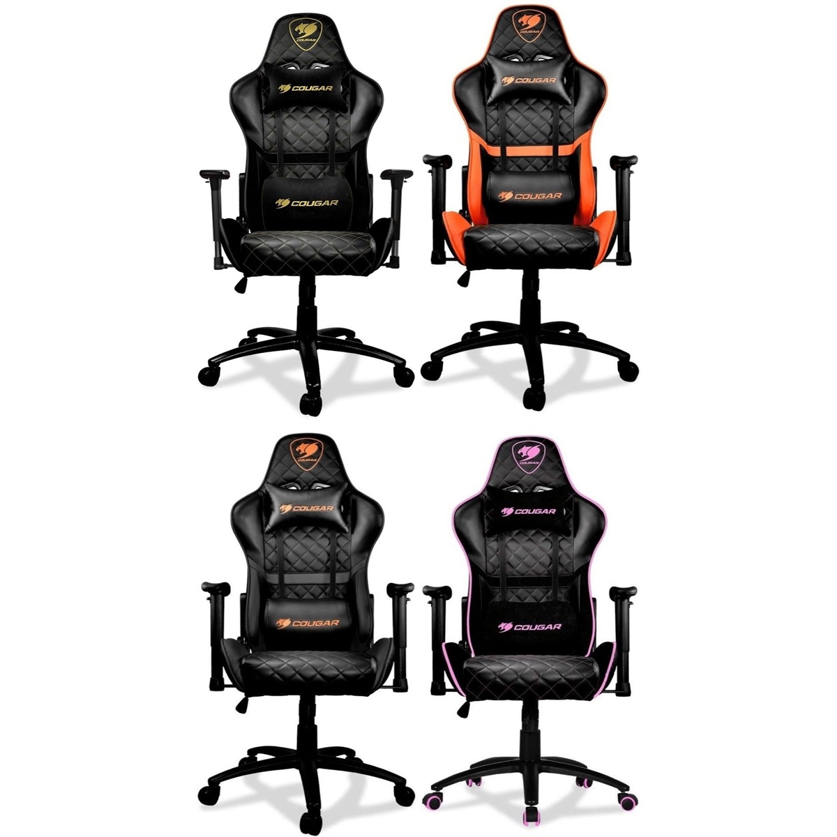 Cougar Armor One Gaming Chair - Orange/Black Price in Pakistan