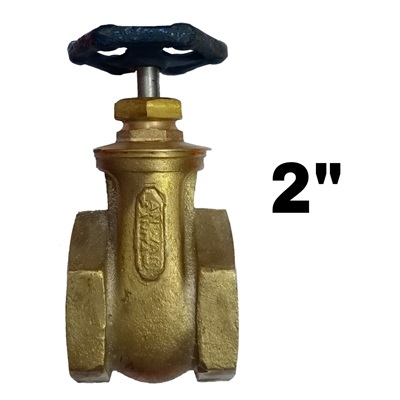 Gate valve 2" size thread Brass | Anwar gate valve 2"