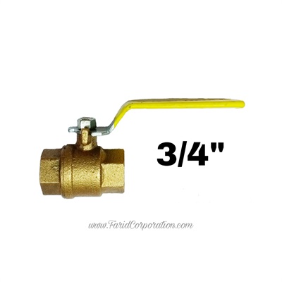 Brass Hero Ball valve 3/4"  | Brass 3/4" IA hero handle valve