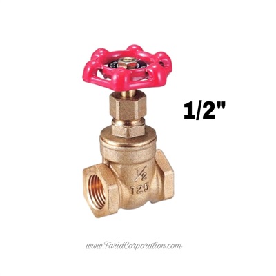 Kitz gate valve Brass 1/2" | Kitz globe valve 1/2" thread 