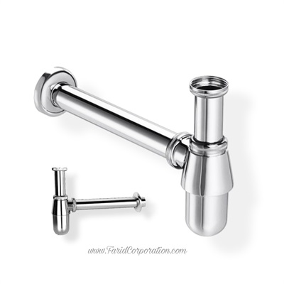 Pure Brass Bottle Trap for sink vanity washbasin 