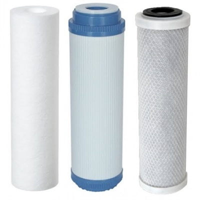 Pack of 3 Cartridges PPF UDF CTO of water filter | PPF5+CTO+GAC