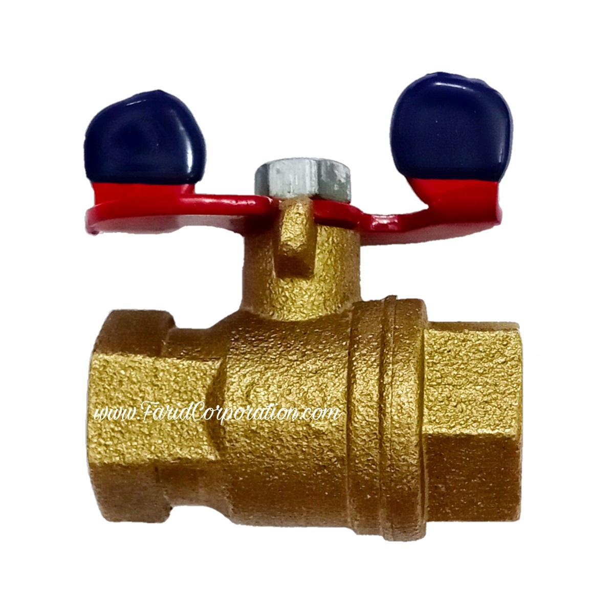 Brass Ball Valve 1/2" With Butterfly Handle Female thread for Fuel Gas Water Oil Air 