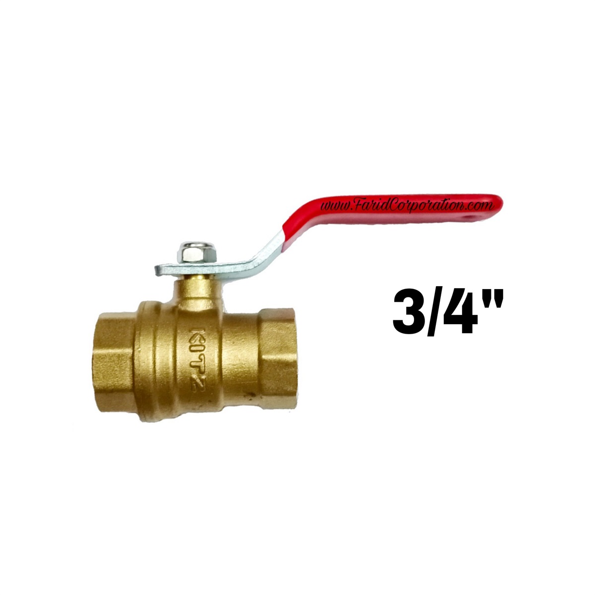 Brass 3/4" kitz ball valve china | China kitz handle valve 3/4" 